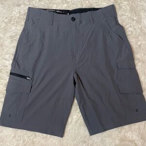 Gray Cargo Shorts by Iron Co.
